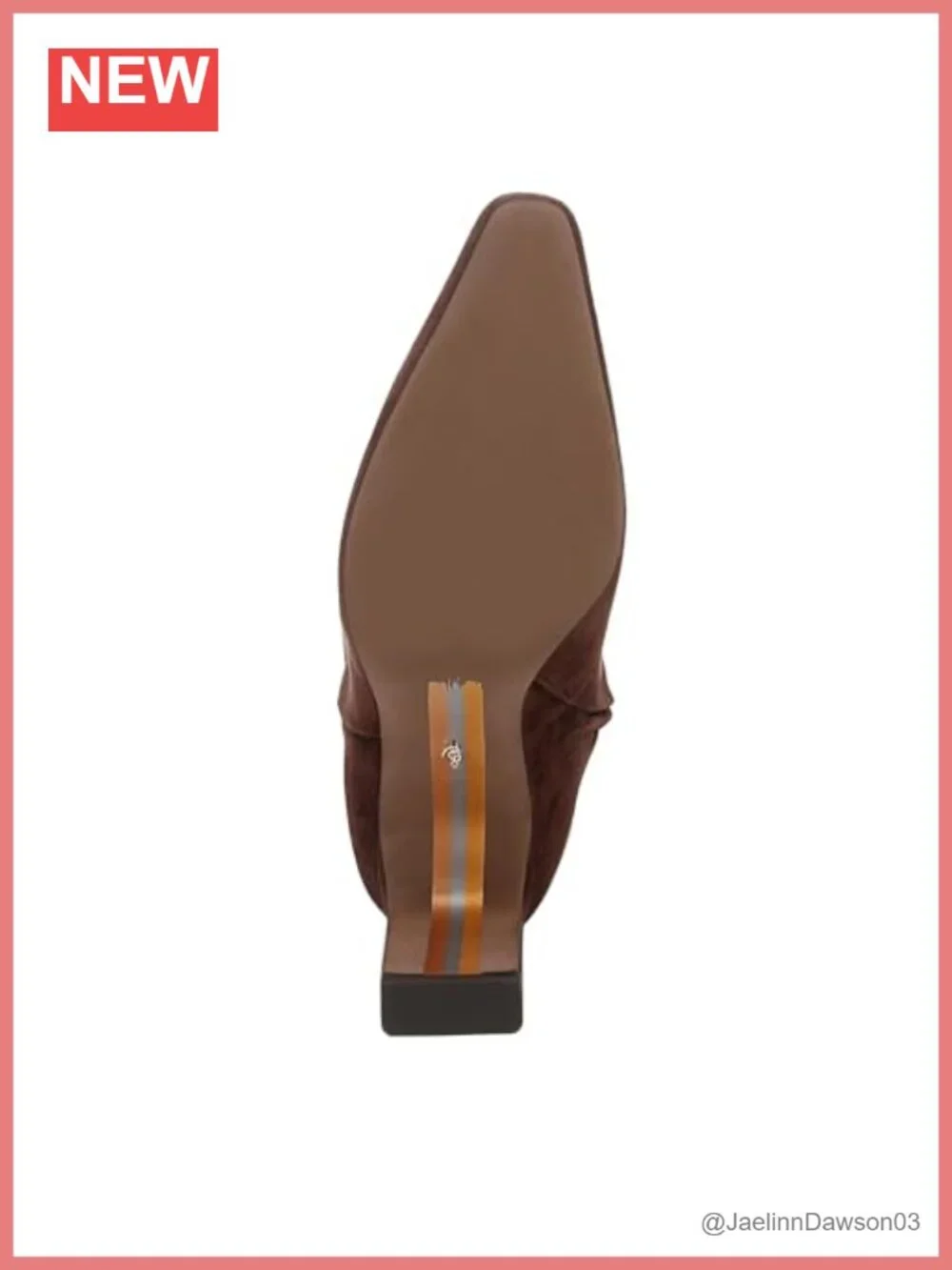 Over the Knee Leather Block Heel Snip Toe Boots